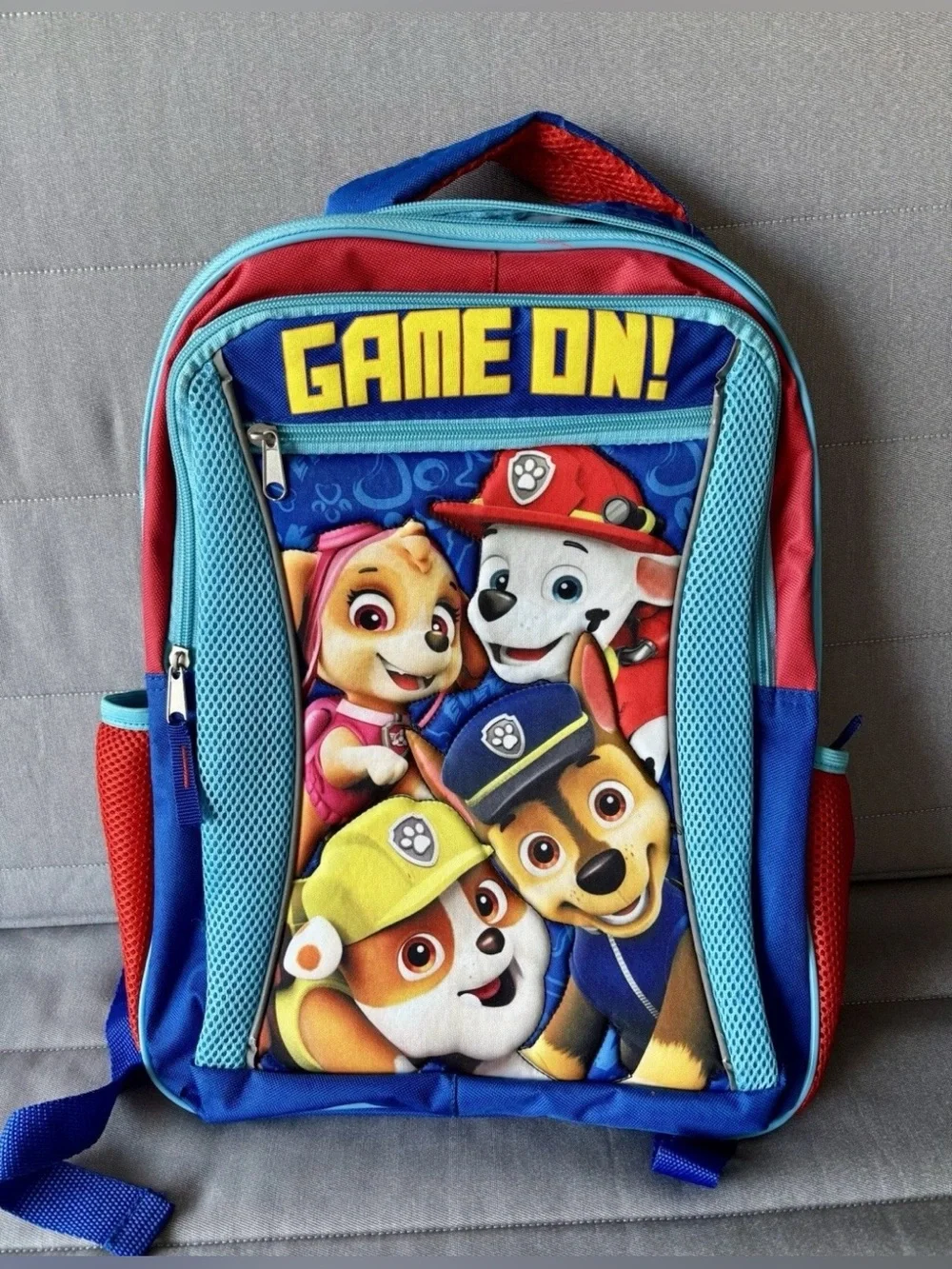 Nickelodeon Paw Patrol Kids Backpack in Blue and Red